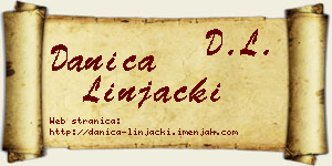 Danica Linjački vizit kartica